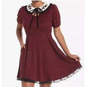 Hot Topic Harry Potter Deathly Hallows Wizarding World Sweetheart Dress Size M